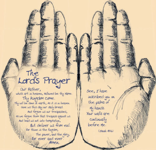 Lords Prayer Hands Tract