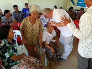 Peter Praying for Sick Sunday Afternoon Outreach